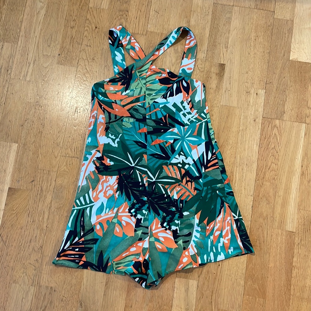 Zara size S summer romper with zipper